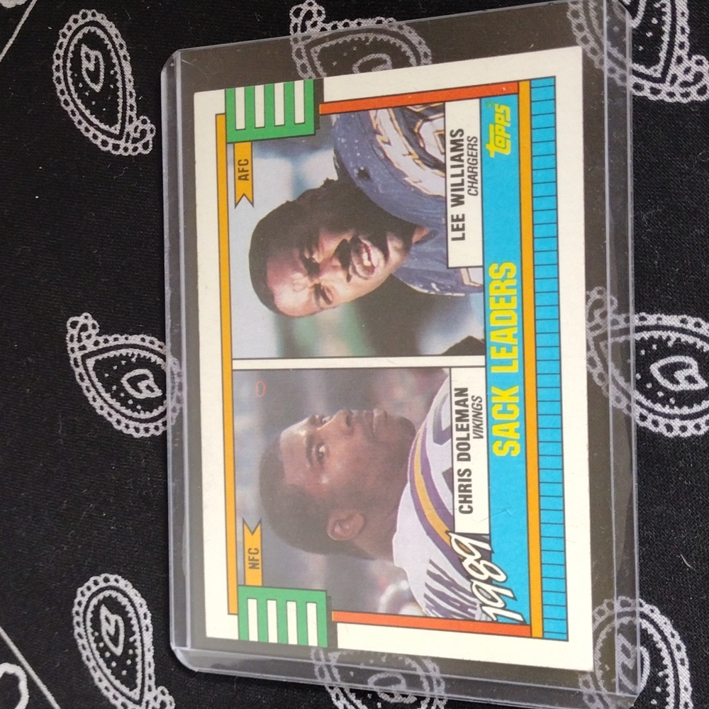 1989 Topps football Card